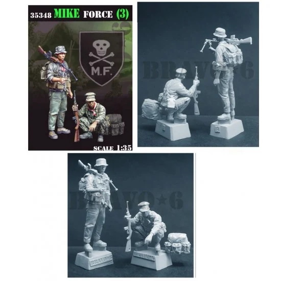 Bravo6 35348 1/35 Vietnam War MIKE Force Vol.3 (2 figures) - Model Figures