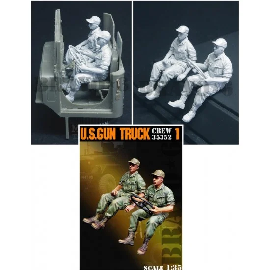 Bravo6 35352 1/35 US Guntruck Crew Vol.1 (2 figures) - Model Figures