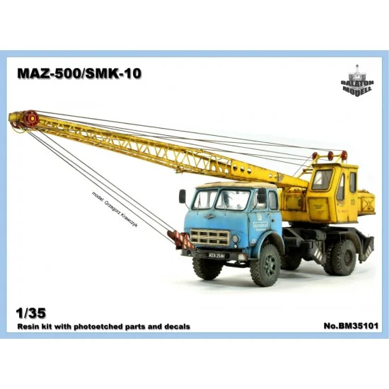 Balaton Modell BM35101 1/35 MAZ-500/SMK-10 Crane