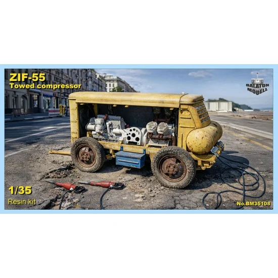Balaton Modell BM35108 1/35 ZIF-55 Towed Air Compressor