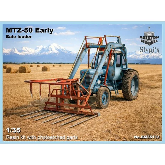 Balaton Modell BM35113 1/35 MTZ-50 Early Bale Loader