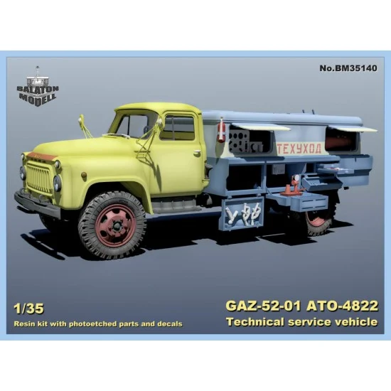 Balaton Modell BM35140 1/35 Gaz-52-01/ATO-4822 Technical Serive Vehicle