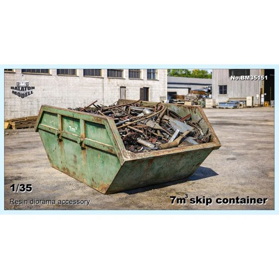 Balaton Modell BM35151 1/35 7 CBM Skip Container - Military Vehicles & Tanks