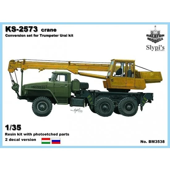 Balaton Modell BM3538 1/35 KS-2573 Crane Conversion Set for Trumpeter Ural kit