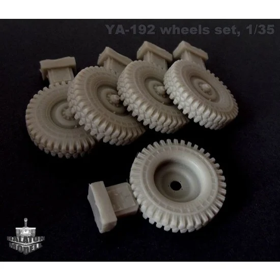 Balaton Modell BM3540 1/35 YA-192 Wheels Set for Bilek/Trumpeter UAZ Kits