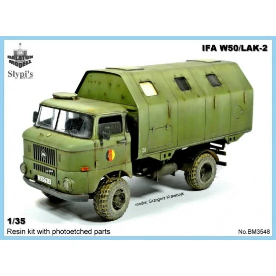 Balaton Modell BM3548 1/35 IFA W50 /LAK-2 East-German Shelter Truck