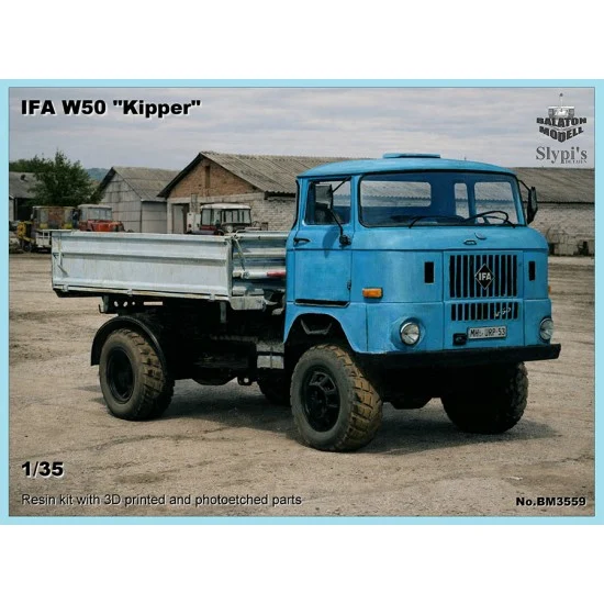 Balaton Modell BM3559 1/35 IFA W50 Kipper Dumper Truck - Military Vehicles & Tanks