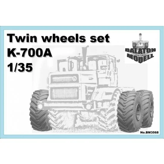 Balaton Modell BM3568 1/35 K-700A Twin Wheels Set for Balaton Modell