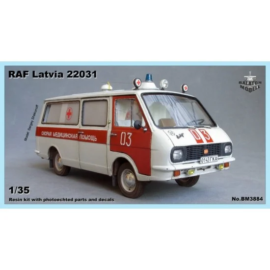 Balaton Modell BM3584 1/35 RAF Latvia 22031 - Military Vehicles & Tanks