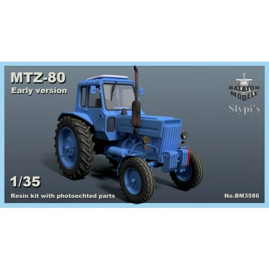 Balaton Modell BM3586 1/35 MTZ-80 Early Version Tractor