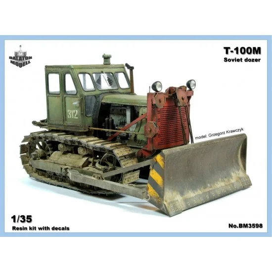 Balaton Modell BM3598 1/35 Soviet T-100M Dozer