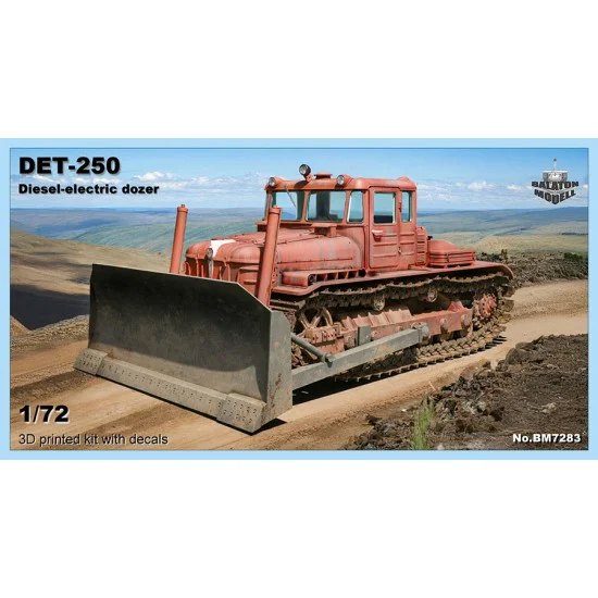 Balaton Modell BM7283 1/72 DET-250 Diesel-Electric Bulldozer Resin kit (Length: 9.5cm)