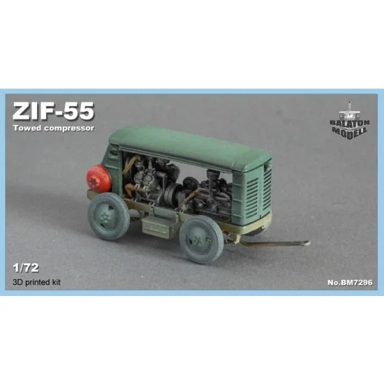 Balaton Modell BM7296 1/72 ZIF-55 Towed Compressor