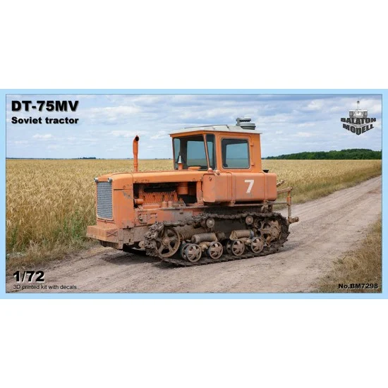 Balaton Modell BM7298 1/72 DT-75MV Tractor (bladeless)
