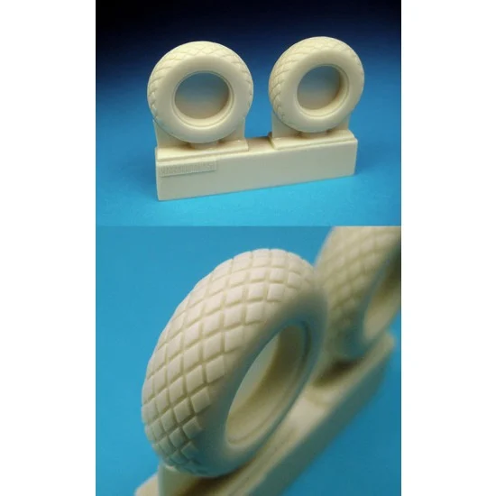 Barracuda BR-32029 1/32 P-51 Mustang Diamond Tread Tyres for Tamiya kit