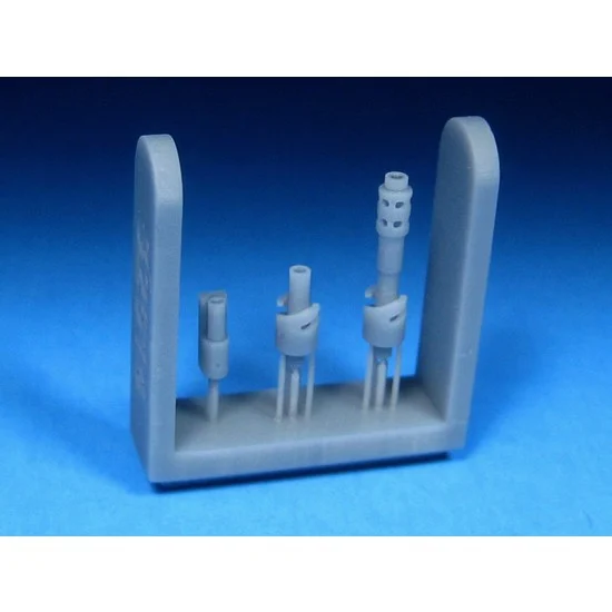 Barracuda BR32514 1/32 YAK-9T/K 37mm and 45mm Cannon Barrels with Muzzle Brakes for ICM kits