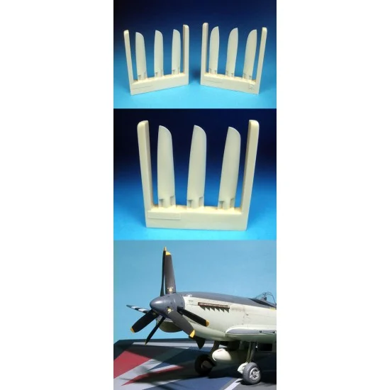 Barracuda BR-48047 1/48 Seafire FR.47 Contra-rotating Prop Blades for Airfix Seafire FR. 46/47 kit