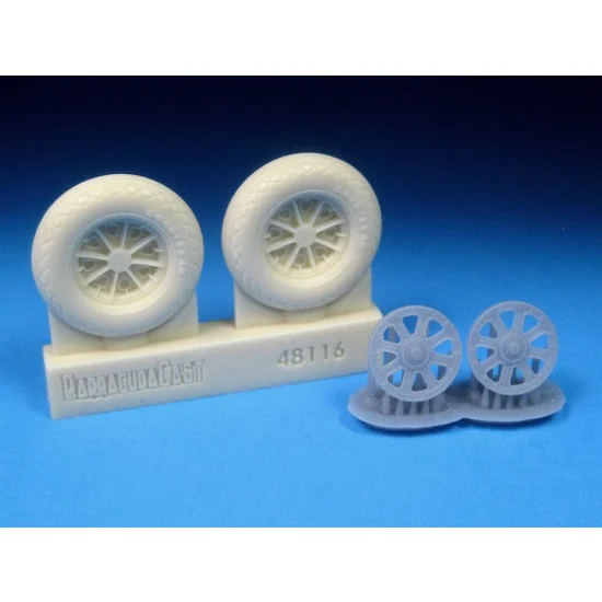 Barracuda BR-48116 1/48 F4U Corsair Postwar Tread Mainwheels for Tamiya kits