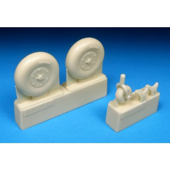 Barracuda BR-48308 1/48 Boulton Paul Defiant Mainwheels and Tailwheel for Airfix kit