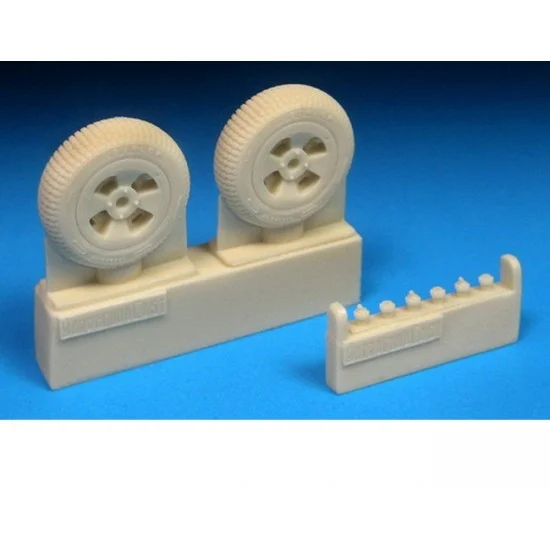 Barracuda BR-48344 1/48 Sea Fury Block Tread Main Wheels for Airfix kits