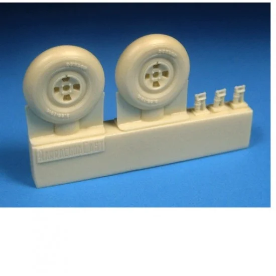 Barracuda BR-48427 1/48 Hawker Hurricane 4 Slot Mainwheels for Airfix/Hasegawa/Italeri/Pegasus kits