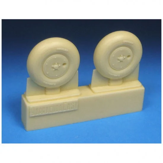Barracuda BR-48447 1/48 Spitfire Mk. I - IX Five Slot Covered Mainwheels for Eduard/Airfix/Tamiya kits