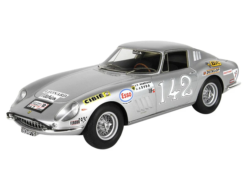 Ferrari 275 GTB #142 Jean-Pierre Hanrioud - Jean-Claude Syda "Tour de France" (1969) with DISPLAY CASE Limited Edition to 149 pieces Worldwide 1/18 Model Car by BBR
