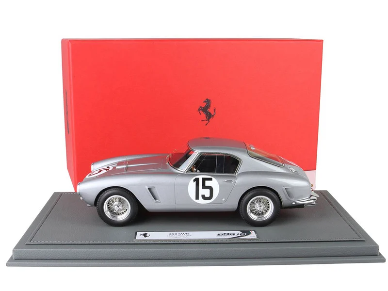 Ferrari 250 SWB #15 Graham Whitehead - Henry Taylor "24 Hours of Le Mans" (1960) with DISPLAY CASE Limited Edition to 99 pieces Worldwide 1/18 Model Car by BBR