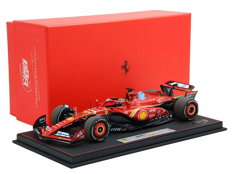 Ferrari SF-24 #16 Charles Leclerc Winner Formula One F1 "Italian GP" (2024) Limited Edition to 350 pieces Worldwide 1/18 Diecast Model Car by BBR