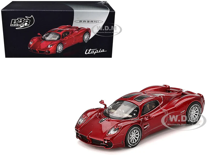 Pagani Utopia Dubai Red 1/64 Diecast Model Car by BBR - Pagani Models