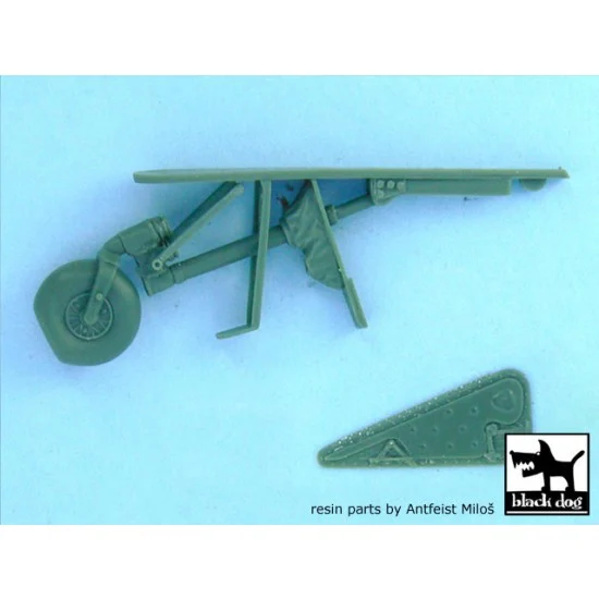 Black Dog A32002 1/32 Focke-Wulf Fw-190D-9 Tail Wheel for Hasegawa kits