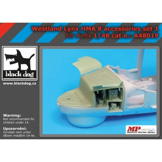 Black Dog A48019 1/48 Westland Lynx HMA8 Accessories Set Vol.1 for Airfix kits - Model Planes