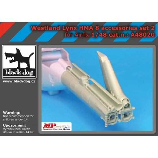 Black Dog A48020 1/48 Westland Lynx HMA8 Accessories Set Vol.2 for Airfix kits - Model Planes