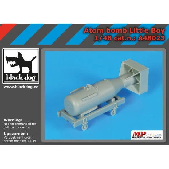 Black Dog A48023 1/48 Atom "Little Boy" Bomb kits - Model Planes