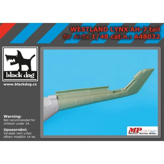 Black Dog A48032 1/48 Westland Lynx AH-7 Tail for Airfix kits
