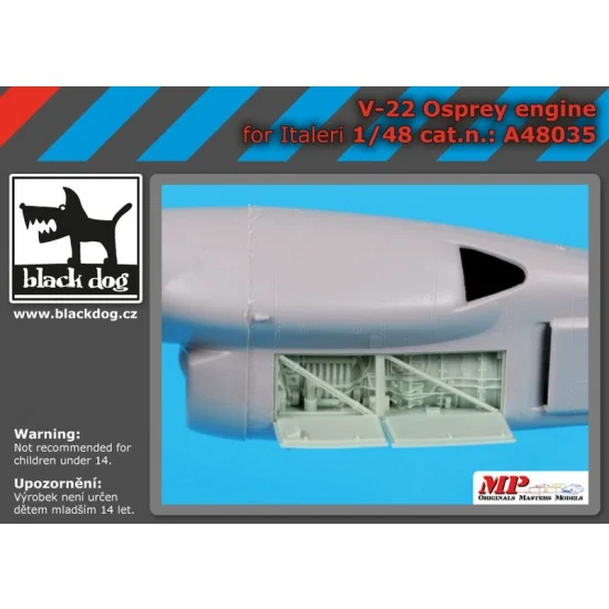 Black Dog A48035 1/48 Bell Boeing V-22 Osprey Engine for Italeri kits