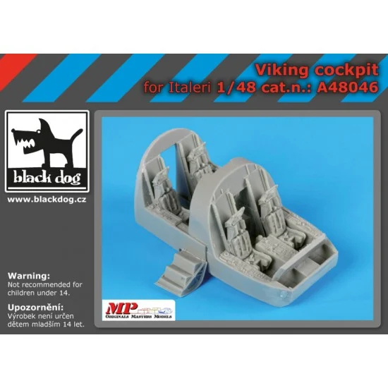 Black Dog A48046 1/48 S-3 Viking Cockpit Set for Italeri kits