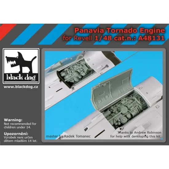 Black Dog A48131 1/48 Panavia Tornado Engine for Revell kits - Model Planes
