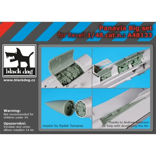 Black Dog A48133 1/48 Panavia Tornado Super Detail set for Revell kits - Model Planes
