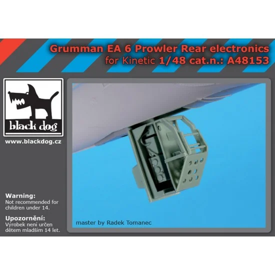 Black Dog A48153 1/48 Grumman Ea 6 Prowler Rear Electronic for Kinetic kits - Model Planes