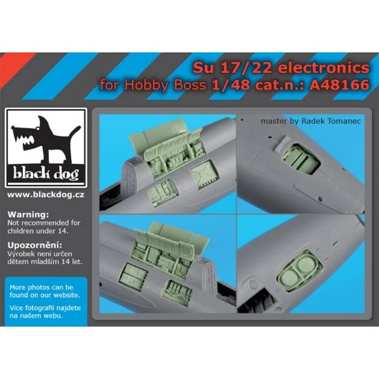 Black Dog A48166 1/48 Sukhoi SU-17/22 Electronics for HobbyBoss kits