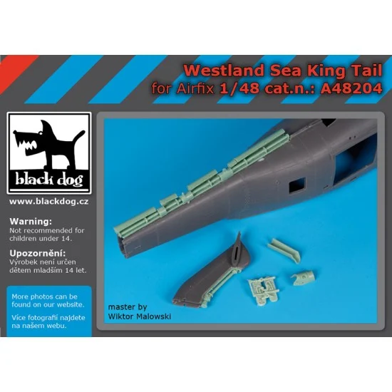 Black Dog A48204 1/48 Westland Sea King Tail for Airfix kits - Model Planes
