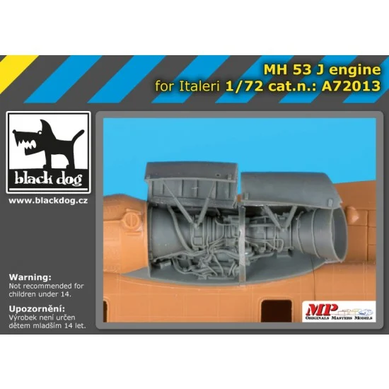 Black Dog A72013 1/72 MH-53J Engine for Italeri kits