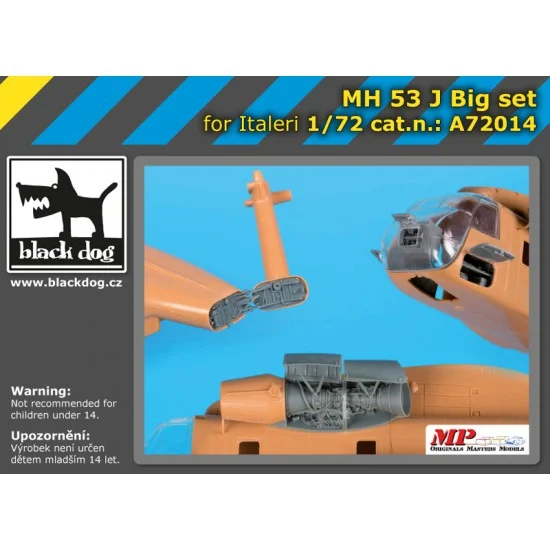 Black Dog A72014 1/72 MH-53J Big Detail Set for Italeri kits
