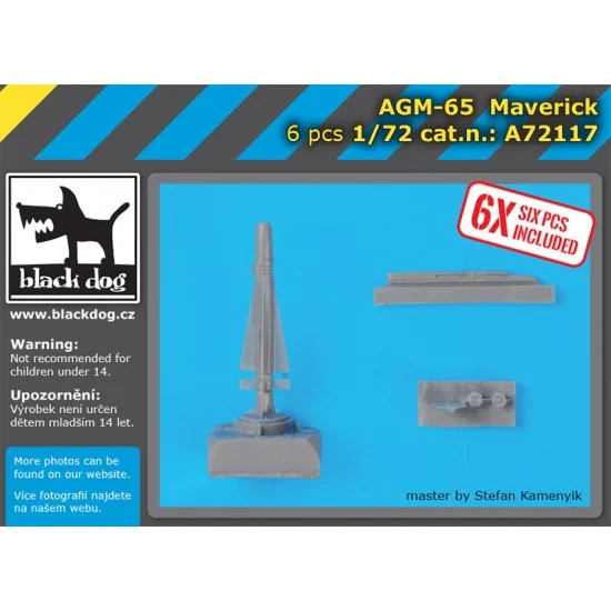 Black Dog A72117 1/72 AGM -65 Maverick (6pcs)