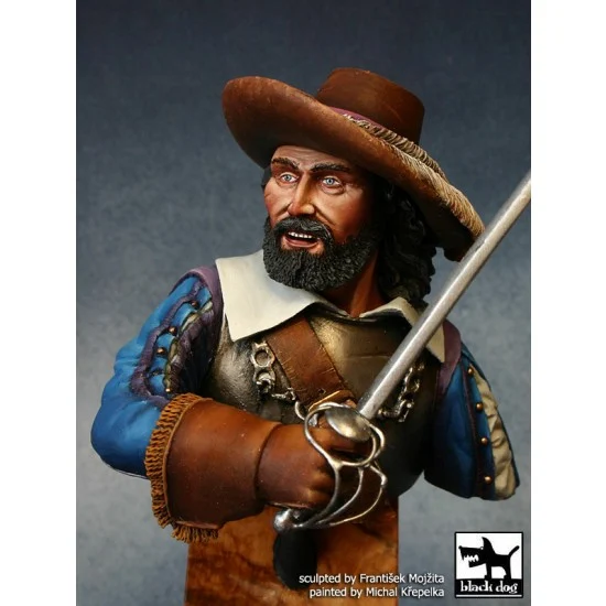 Black Dog B10007 1/10 Lancier 17th Century Bust - Model Figures