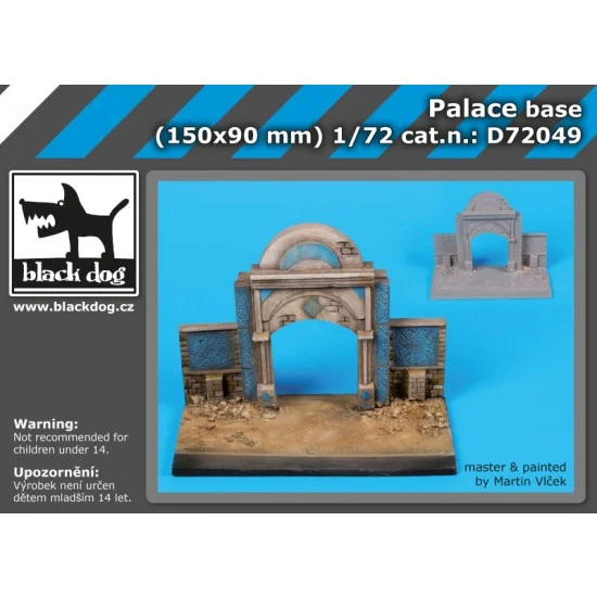 Black Dog D72049 1/72 Palace Base (150 x 90mm) - Scenics & Diorama