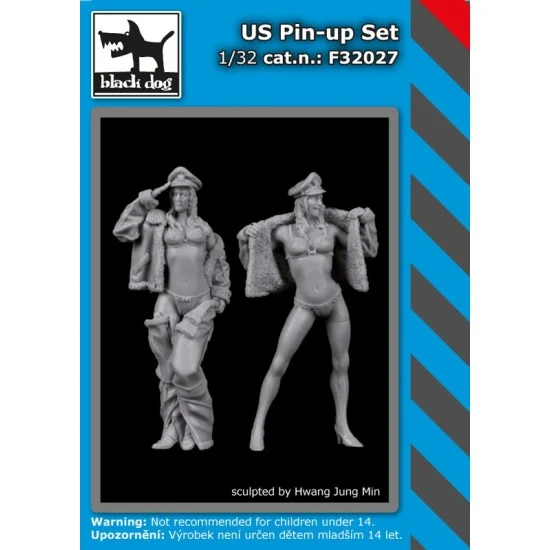 Black Dog F32027 1/32 US Pin-up Sexy Ladies Set (2 figures)