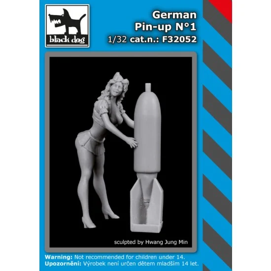 Black Dog F32052 1/32 German Pin-up Girl Vol.1 w/Bomb