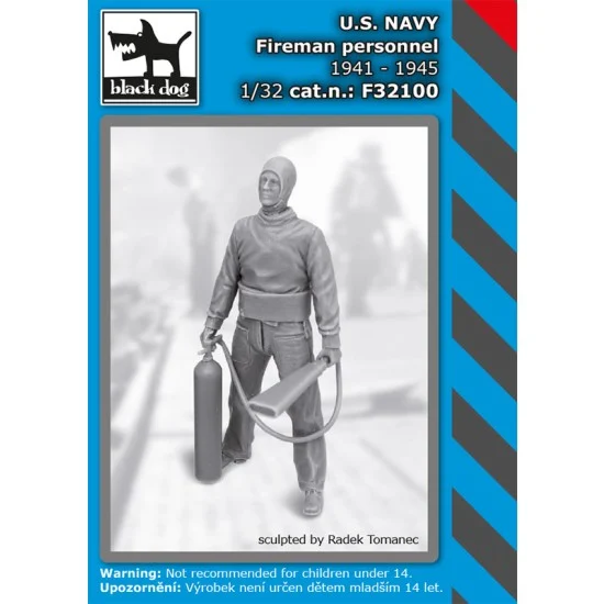 Black Dog F32100 1/32 US Navy Fireman Personnel 1941-45
